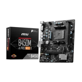 MSI B450M-A PRO MAX II AMD AM4 Motherboard