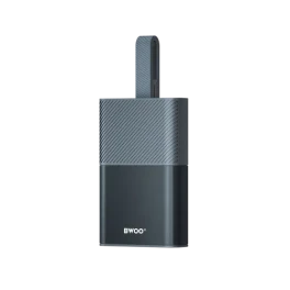 BWOO BO-P68 10000mAh 30W Power Bank With Built-in Type-C Cable
