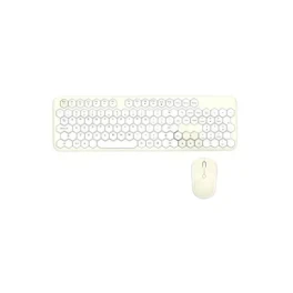  Mofii Geezer Honey S Wireless Keyboard Mouse Combo - (Elegant Beige) 