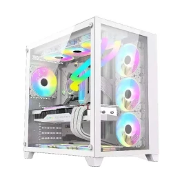  PC Power ICEBERG V2 WH Mid Tower Gaming Casing 
