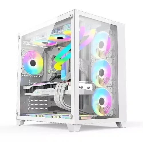  PC POWER ICEBERG WHITE ATX GAMING CASING 