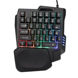  Jedel K601 Single Hand RGB Gaming Keyboard 