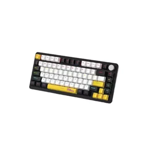  PC Power K82 RGB Wired Mechanical Keyboard (Black Yellow - Blue Switch) 