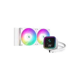  DeepCool LS520 SE Digital 240mm ARGB Liquid White CPU Cooler With Display 