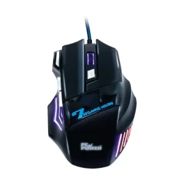  Pc Power PCM 101G Wired RGB Gaming Mouse 