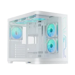  PC Power PG-H650 Iceland Edge WH ATX ARGB Gaming Casing 