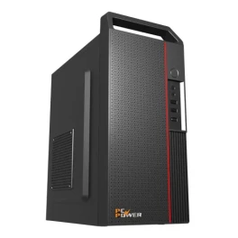 PC Power Pro Case V2 BK Desktop Casing with Power Supply