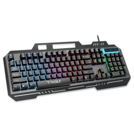  T-WOLF T16 Backlit 104 Key Wired Gaming Keyboard 