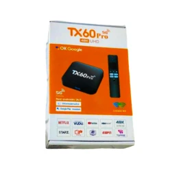  TX60 Pro 48K Ultra HD Smart Android TV Box with Voice Control Remote 