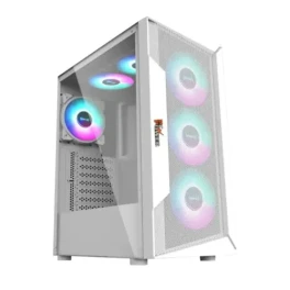  Pc Power VOX MESH White ATX Gaming Casing 