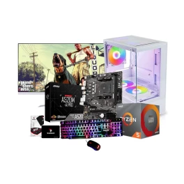  AMD Ryzen 3400G with 22 inchi 100hz Monitor PC Build 