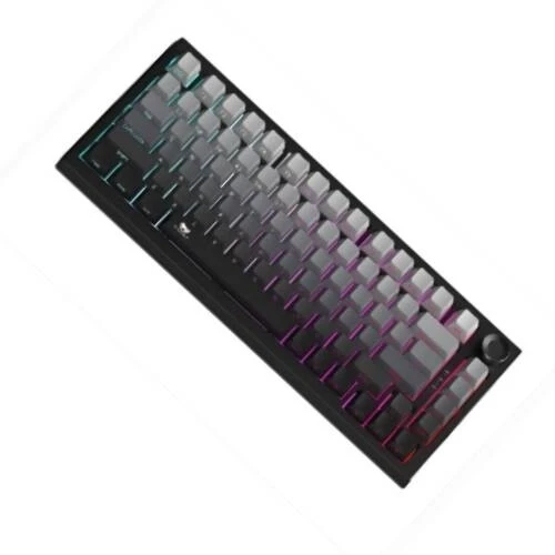  T-wolf K81 75% Gasket-Mounted Tri-Mode Black Mechanical Keyboard 